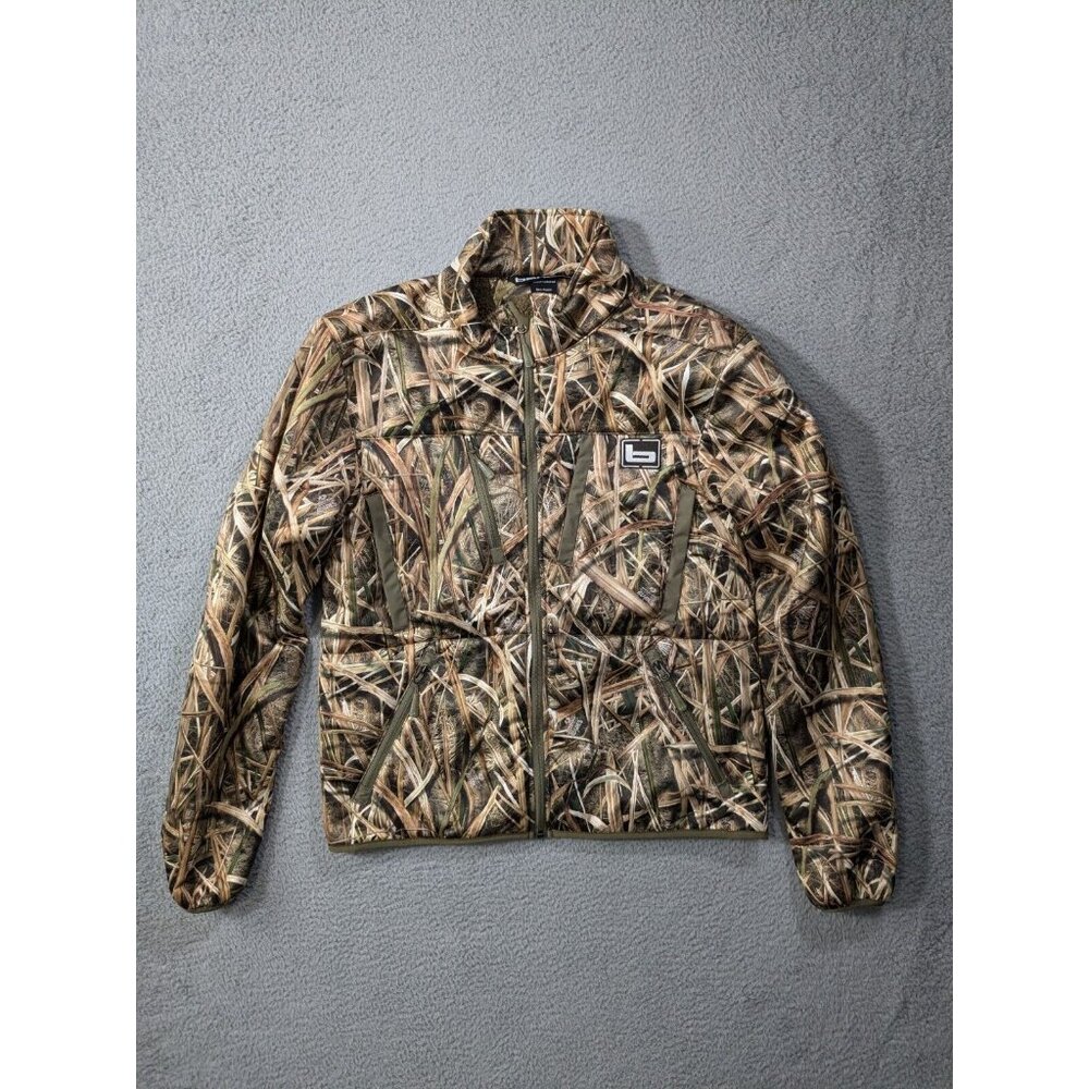 Banded Jacket Mens Large Mossy Oak Camo Shadow Grass Blades Swift Softshell Zip